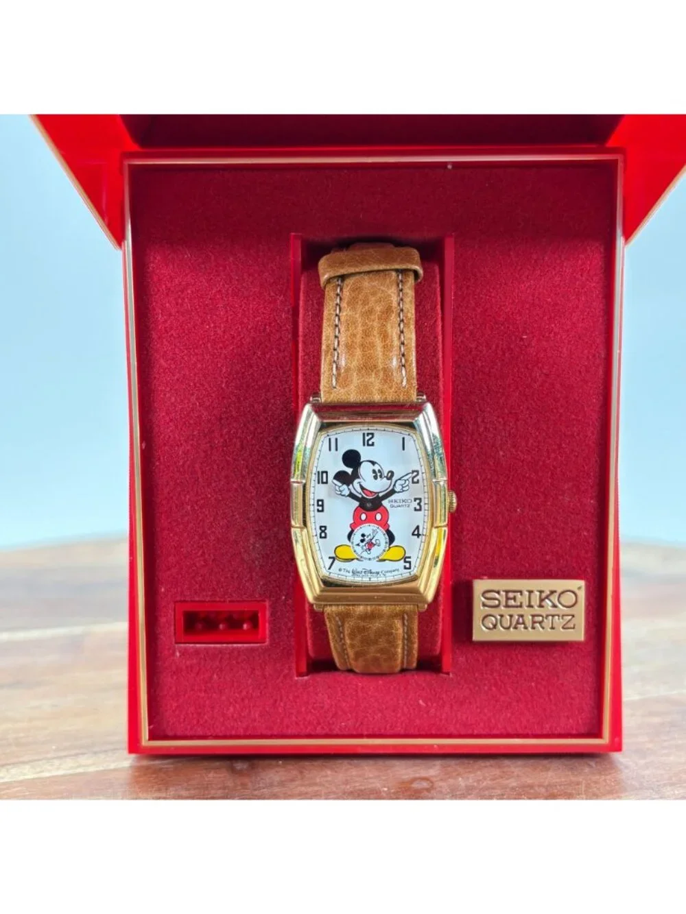 New Vintage 1987 Disney Seiko Mickey Mouse Watch 60th Anniversary Men & Women's